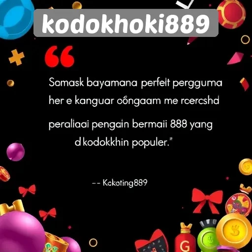 Tanggapan Pengguna Terhadap Pengalaman Bermain di Kodokhoki889